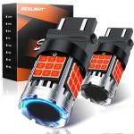 Brilliant Red 3157 LED Strobe Brake Lights - 2 Pack