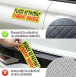 Student Driver Magnet for Car - Reflective Novice Driver Sticker