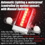 DAWAY LED Bicycle Wheel Lights - Waterproof 2-Pack