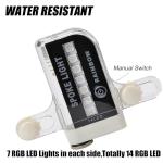 DAWAY LED Bicycle Wheel Lights - Waterproof 2-Pack
