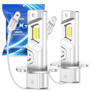 Marsauto H3 Fog Light Bulb - 10000LM, 6000K, Pack of 2