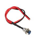 Blue 8mm LED Dash Indicator Lights - 4 Pack