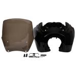 XFMT Gloss Black Upper Fairing Kit for Harley
