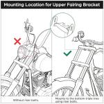 XFMT Gloss Black Upper Fairing Kit for Harley