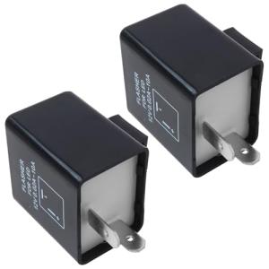 12V 2-Pack LED Flasher Relay for Cars & Motorcycles