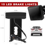 15 LED Brake Light Trailer Hitch Cover