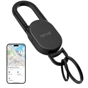 Miroddi Keychain Tracker for Car Keys - Black