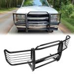 Chevy Silverado GMC Sierra Front Grill Guard - Black Steel