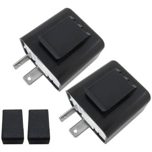 2PCS 12V Adjustable LED Flasher Relay for Cars