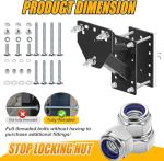 Heavy Duty Spare Tire Carrier for Trailers, Holds 160 Lbs