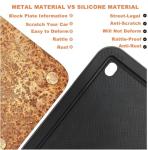 Silicone Motorcycle License Plate Frame for 4x7 inch plate