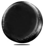 Black PU Leather Spare Tire Cover for Jeep, Trailer, SUV, Truck
