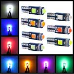 Bright T5 LED Light Bulbs for Car Dashboard - 6 Pack