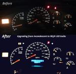 Bright T5 LED Light Bulbs for Car Dashboard - 6 Pack