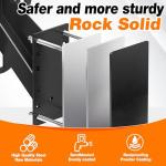 Kunzye Spare Tire Mount for Trailer, Black Steel