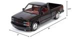 1992 Chevy 454SS Black Diecast Model Car