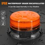 AnTom Wireless Magnetic Amber Strobe Light