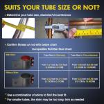 Nilight Tube Clamp Bracket for Offroad LED Lights