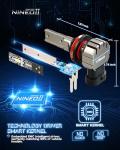 NINEO H11 9005 Combo Bulbs - 300% Brighter
