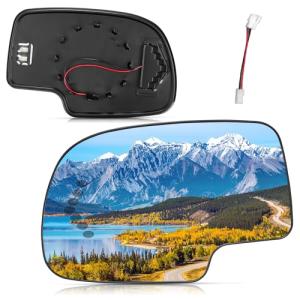 Heated Mirror Glass for Chevy Silverado Suburban Tahoe