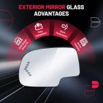 Heated Mirror Glass for Chevy Silverado Suburban Tahoe