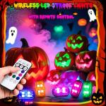 6PCS Wireless LED Car Lights with Remote Control