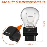 Fugedox 3157 LED Tail/Brake Signal Bulbs, 12V