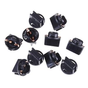 Kamas 10pcs T10 Dashboard Bulb Holder Sockets