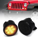 Smoked Lens Turn Signal Lights for Jeep Wrangler