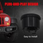 Smoked Lens Turn Signal Lights for Jeep Wrangler