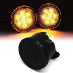 Smoked Lens Turn Signal Lights for Jeep Wrangler