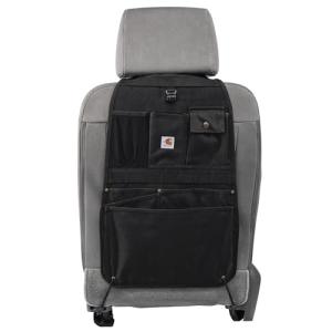 Carhartt Black Nylon Duck Seat Organizer for Cars