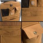 Carhartt Black Nylon Duck Seat Organizer for Cars