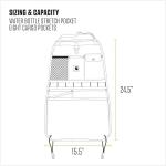 Carhartt Black Nylon Duck Seat Organizer for Cars