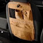 Carhartt Black Nylon Duck Seat Organizer for Cars