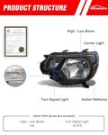Toyota Tacoma Headlight Assembly for 2012-2015