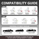 Nappa Leather Car Seat Covers Set, Waterproof & Breathable