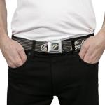 Chevy Seatbelt Buckle Belt, Multicolor, 1.5" Wide - 24-38
