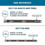 Chevy Seatbelt Buckle Belt, Multicolor, 1.5" Wide - 24-38