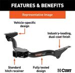 CURT 13392 Class 3 Trailer Hitch for Jeep Wrangler