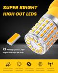 Bright Amber 3157 LED Turn Signal Bulbs - 2 Pack