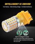 Bright Amber 3157 LED Turn Signal Bulbs - 2 Pack