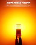 Bright Amber 3157 LED Turn Signal Bulbs - 2 Pack