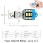 Bright White H4 LED Headlight Bulbs - 2 Pack