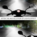 Bright White H4 LED Headlight Bulbs - 2 Pack