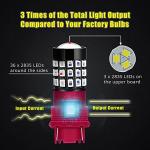 Bright Red LED Brake and Signal Bulbs