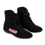 Simpson High-Top Racing Shoes for Men, Black, Size 10