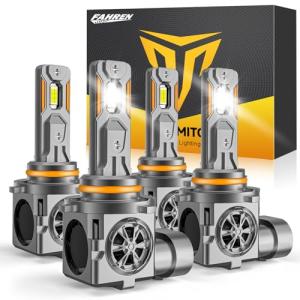 Termitor 9005 9006 LED Bulbs Combo - 800% Brightness