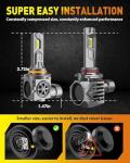 Termitor 9005 9006 LED Bulbs Combo - 800% Brightness