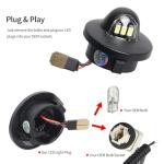 RUXIFEY LED License Plate Lights for Ford Vehicles